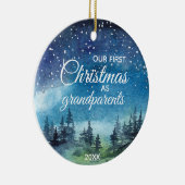 Onze eerste kerst als grootouders Ornament (Rechts)