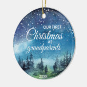 Onze eerste kerst als grootouders Ornament (Links)