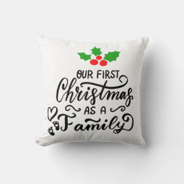 Onze eerste kerst als kerstgezin kussen