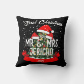 Onze eerste kerst als meneer en mevrouw pasgetrouw kussen (Achterkant)
