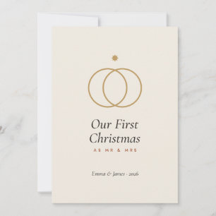 Onze eerste kerst als meneer & mevrouw Card, Nieuw Kaart