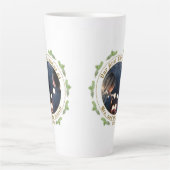 Onze eerste kerst als mevrouw. & Mr Script-foto Latte Mok (Voorkant)