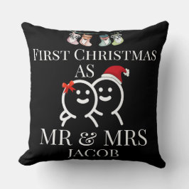 Onze eerste kerst als mijnheer en mevrouw pasgetro kussen