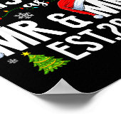 Onze eerste kerst als mijnheer & mevrouw 2025 Getr Poster (Hoek)