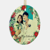 Onze eerste kerst als Mr & Mrs Ceramic ornament (Rechts)