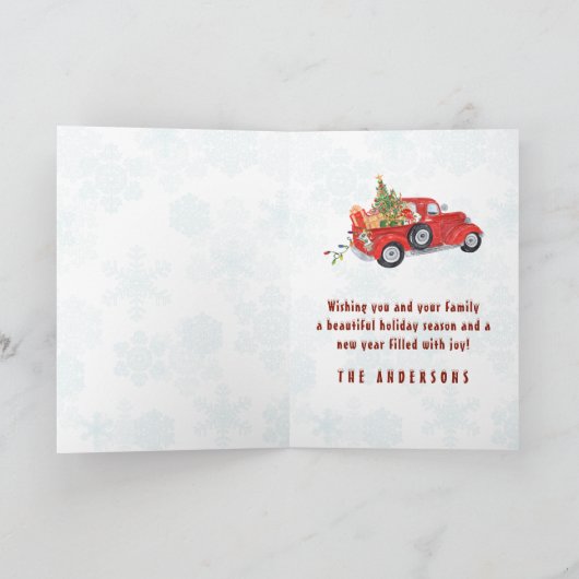 Onze eerste kerst als Mr. & Mrs Cute Snowman Kaart (Binnen)