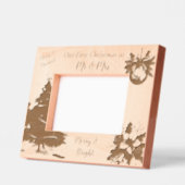 Onze eerste kerst als Mr & Mrs. Gegraveerde Lijstjes (Links)