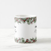 Onze eerste kerst als Mr & Mrs Keepsake Koffiemok (Center)