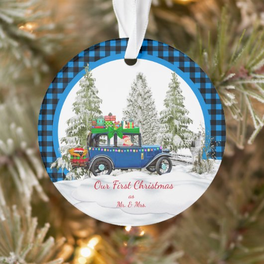 Onze eerste kerst als Mr. & Mrs. Ornament (Boom)