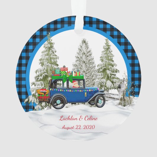 Onze eerste kerst als Mr. & Mrs. Ornament (achterkant)