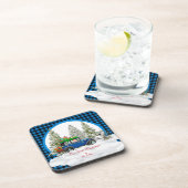 Onze eerste kerst als Mr. & Mrs Ornament Bier Onderzetter (Rechterzijde)