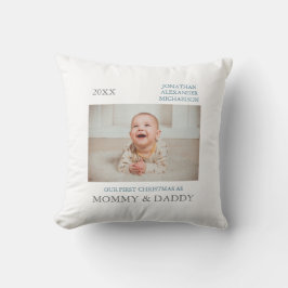 Onze eerste kerst als ouders kussen