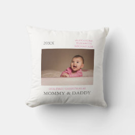 Onze eerste kerst als ouders kussen