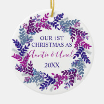 Onze eerste kerst als tante en oom Paars