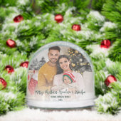 Onze eerste kerst Baby foto's Opa Keepsake Sneeuwbol (Kerstmis)