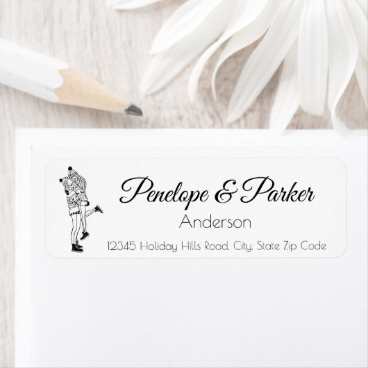 Onze eerste kerst etiket (Insitu)