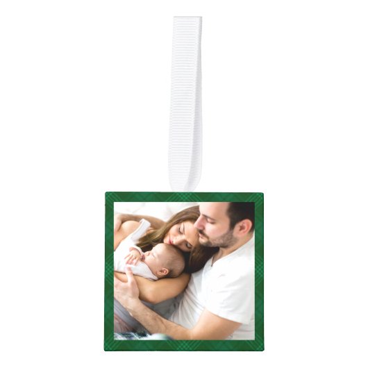 Onze eerste kerst familie foto's rustiek decoratie (Voorkant)