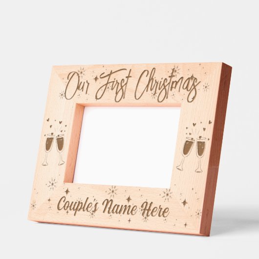 Onze eerste kerst gegraveerde lijstjes (Links)