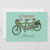 Onze eerste kerst getrouwd 2025 | Schattigee tande Kaart (Voorkant)