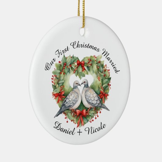 Onze eerste kerst getrouwd, Ornament voor hen (Rechts)