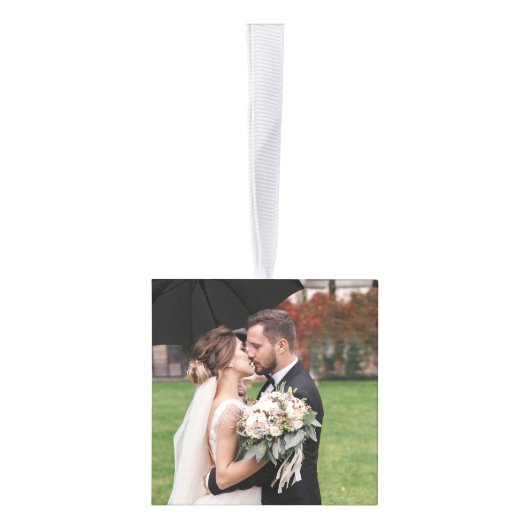 Onze eerste kerst getrouwde foto's bruiloft op maa decoratie (Rechts)