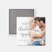 Onze eerste kerst in beslag genomen foto Names Kee Magneet (Voorkant / Achterkant)