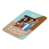 Onze eerste kerst in ons nieuwe huis aangepaste fo magneet (Linkerzijde)