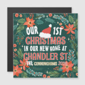 Onze eerste kerst in ons nieuwe huis Bold Krans (Voorkant / Achterkant)