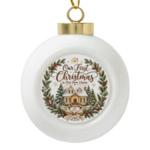 Onze Eerste Kerst in Ons Nieuwe Thuis 2026 Ornamen