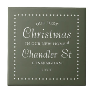 Onze eerste kerst in ons nieuwe thuissysteem tegeltje