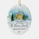 Onze eerste kerst in onze nieuwe home Ornament Gif (Rechts)