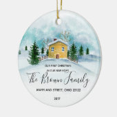 Onze eerste kerst in onze nieuwe home Ornament Gif (Links)