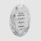 Onze eerste kerst, Inspirerend versiering Ornament (voorkant)