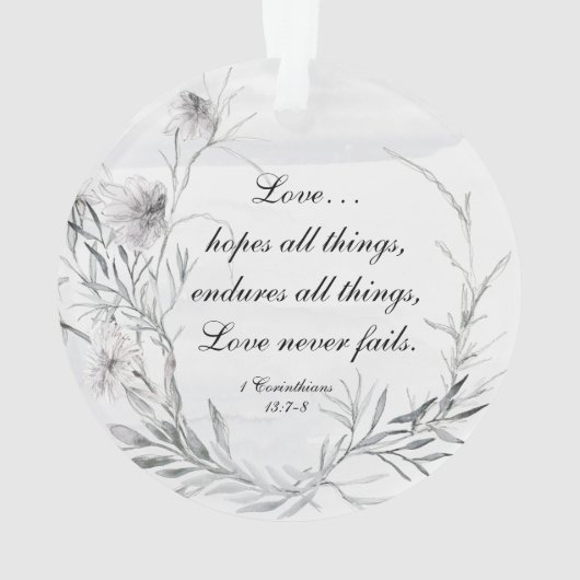 Onze eerste kerst, Inspirerend versiering Ornament (achterkant)