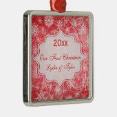 Onze eerste kerst Keepsake Premium Ornament (Rechts)