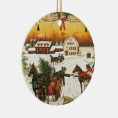 Onze eerste kerst keramisch ornament (Rechts)