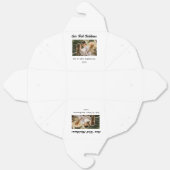 Onze eerste kerst koppel foto naam Mijnheer & Mevr Bedankdoosjes (Ongevouwen)