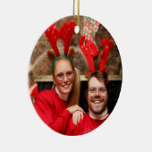 Onze eerste kerst | koppels keramisch ornament (Rechts)