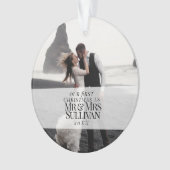 Onze eerste kerst met geavanceerde kerstdagen ornament (voorkant)