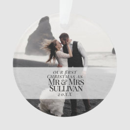 Onze eerste kerst met geavanceerde kerstdagen ornament