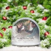 Onze eerste kerst met huisdier foto's Feestelijke Sneeuwbol (Kerstmis)