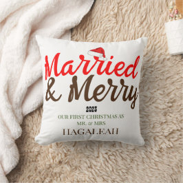Onze eerste kerst Mijnheer en Mevrouw Jonggehuwd G Kussen