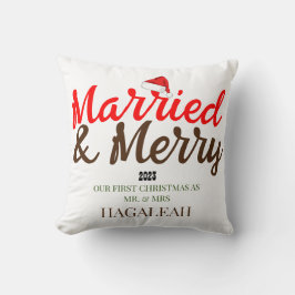 Onze eerste kerst Mijnheer en Mevrouw Jonggehuwd G Kussen