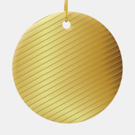 Onze eerste kerst Mr en Mrs Classy Gold Keramisch Ornament (Achterkant)