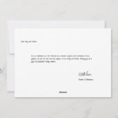 Onze eerste kerst Mr en Mrs Fun Holiday Foto Feestdagenkaart (Achterkant)