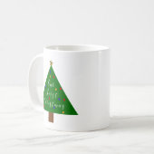 Onze Eerste Kerst Nieuw Getrouwd Eerste Kerst Mis Koffiemok (Voorkant links)