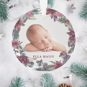Onze Eerste Kerst Oma en Opa Baby Foto Ornament