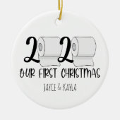 Onze eerste kerst - Ornament 2020 - Toliet Paper (Voorkant)