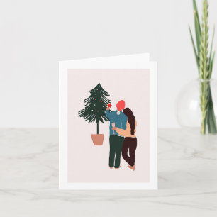 Onze eerste kerst Pas getrouwd kerst Kaart