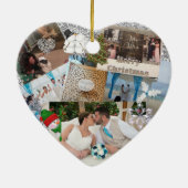 Onze eerste kerst samen 2017 keramisch ornament (Achterkant)